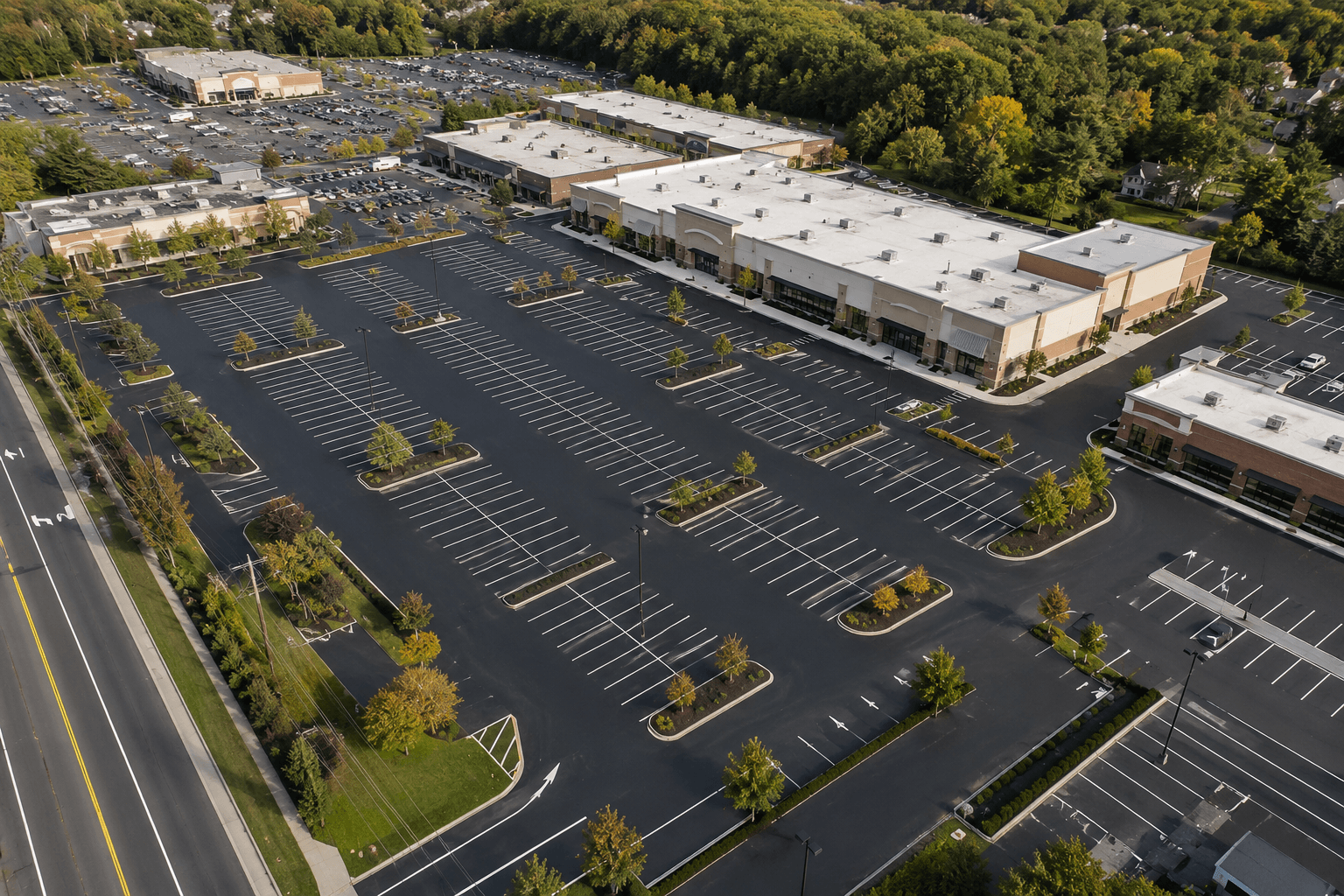 Commercial asphalt paving contractor serving parking lots across Nassau County, New York