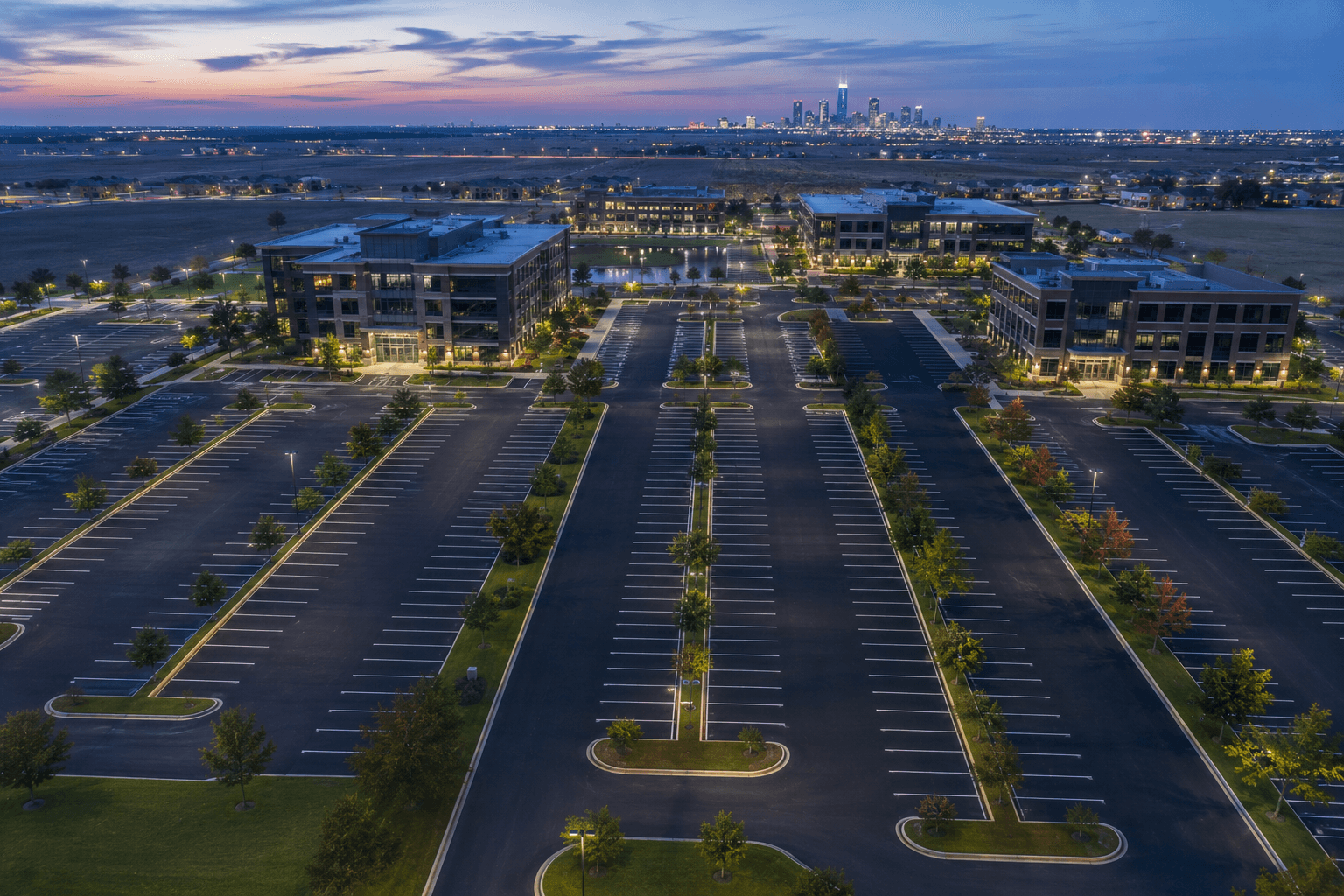 Commercial asphalt paving contractor serving parking lots across Tulsa, Oklahoma