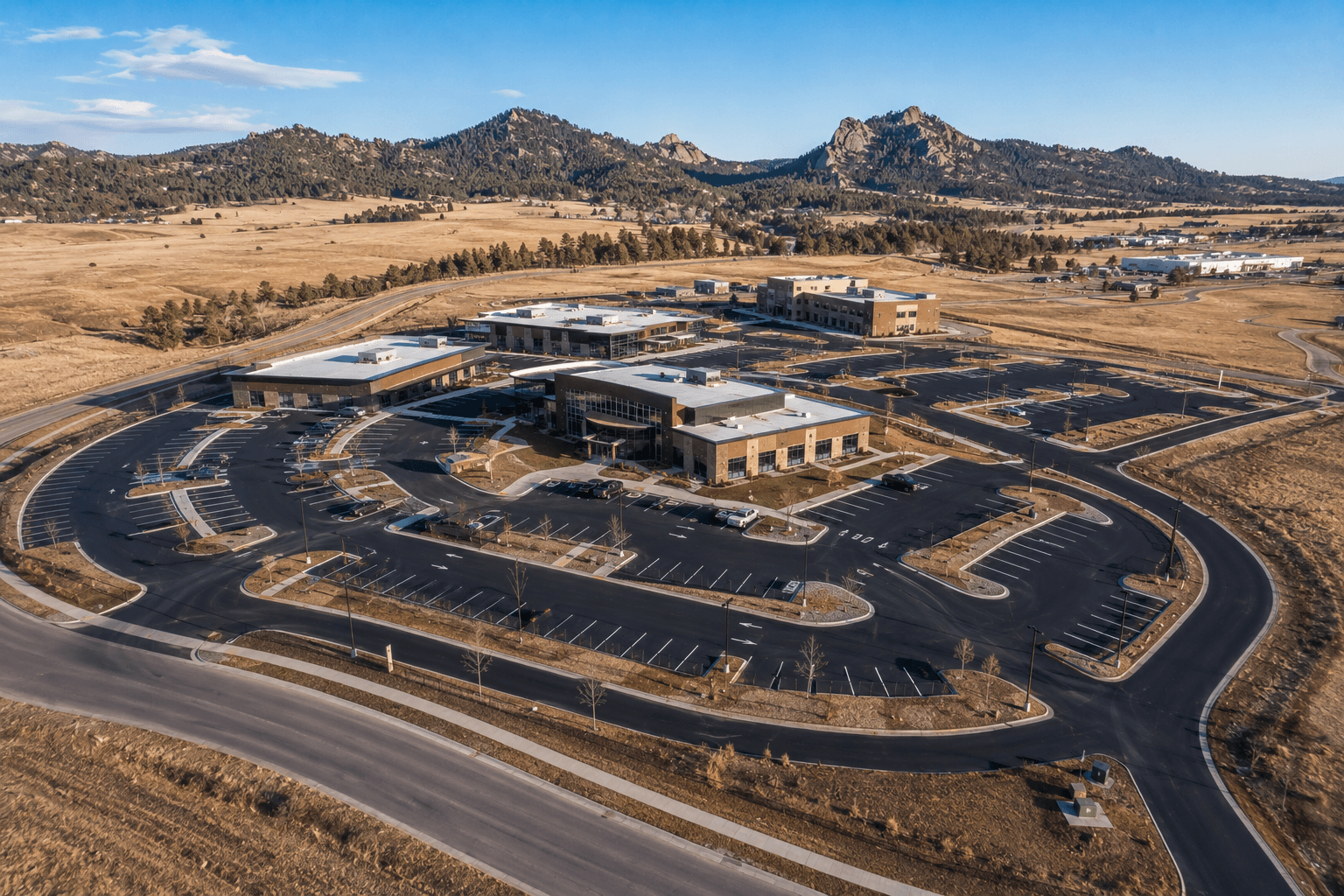 Commercial asphalt paving contractor serving parking lots across Aberdeen, South Dakota