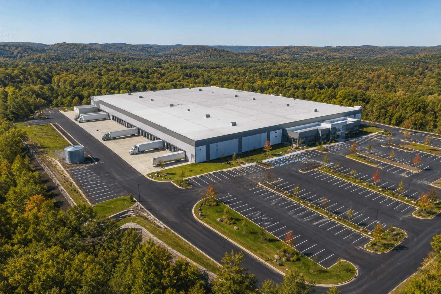 Commercial asphalt paving contractor serving parking lots across Arkansas state