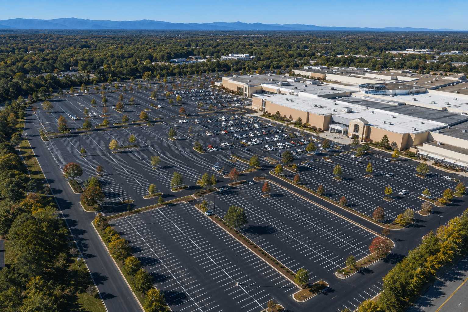 Commercial asphalt paving contractor serving parking lots across Raleigh, North Carolina