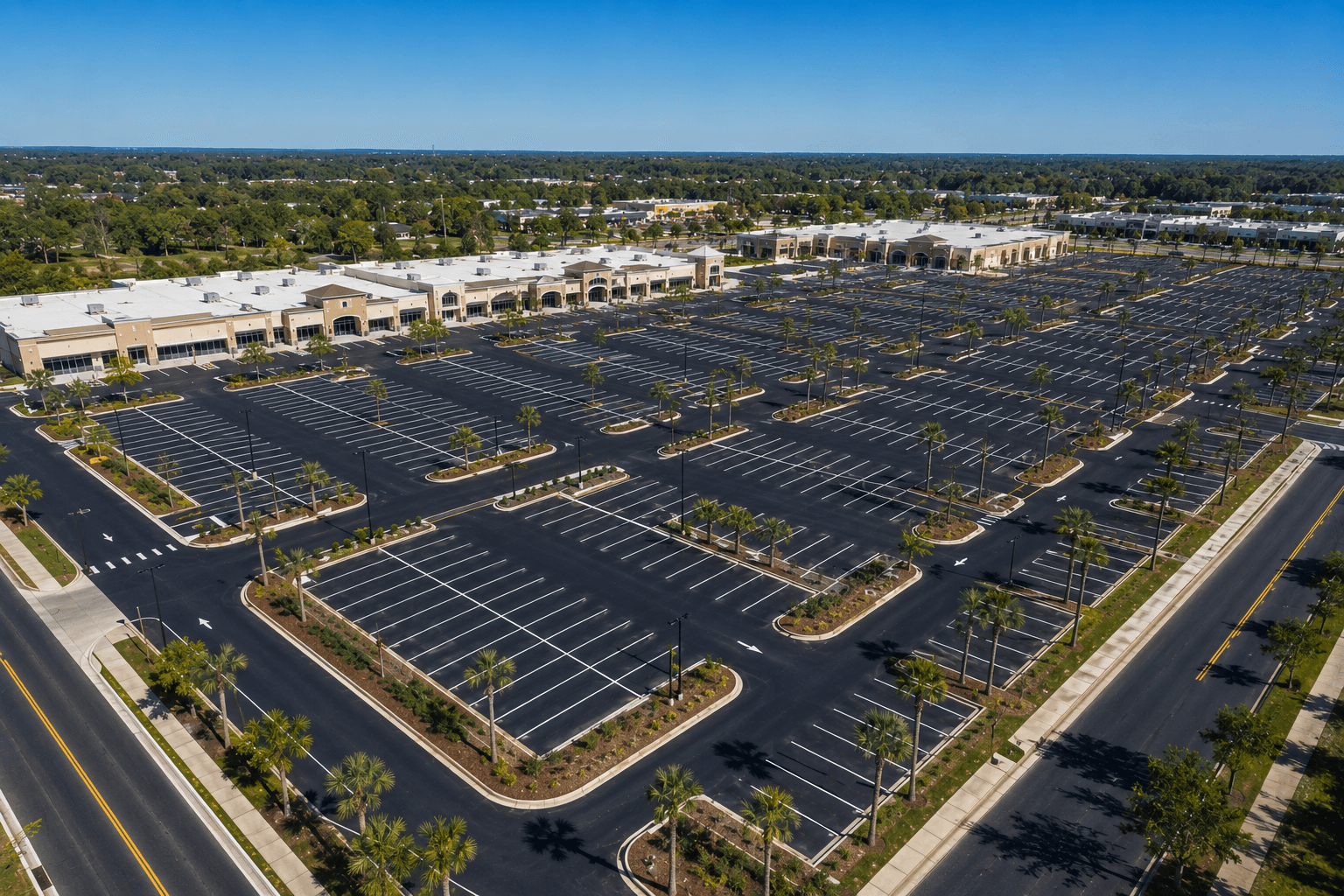 Commercial asphalt paving contractor serving parking lots across Augusta, Georgia