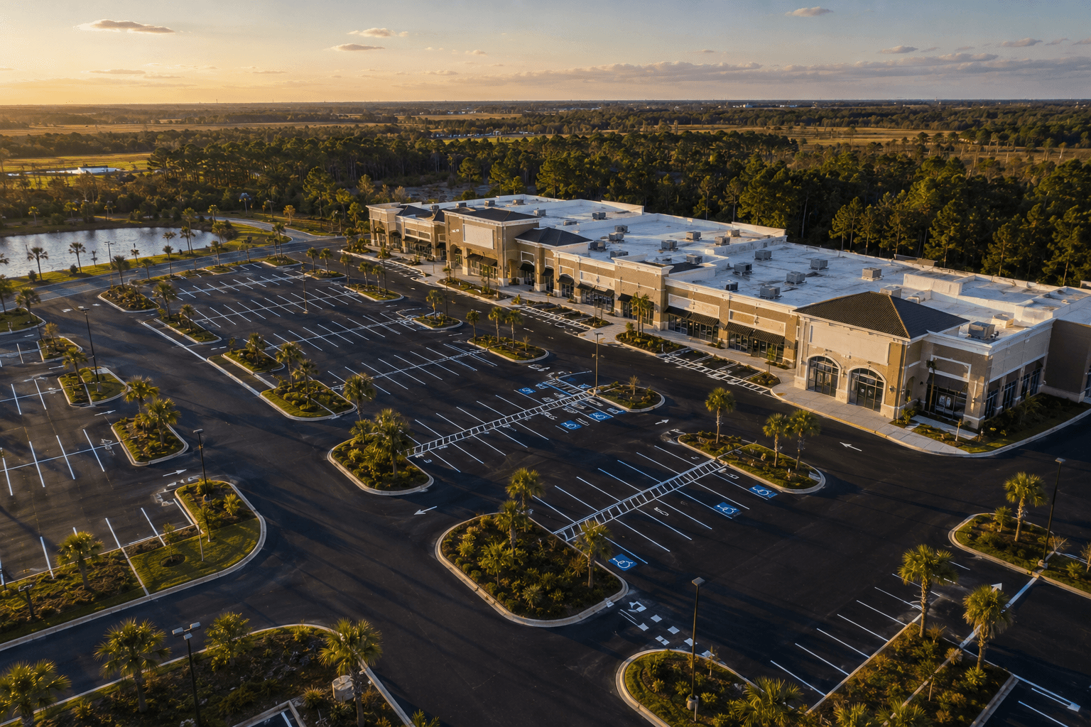 Commercial asphalt paving contractor serving parking lots across Alabama state