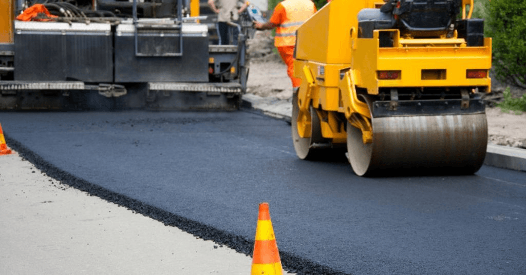 Asphalt overlay crew