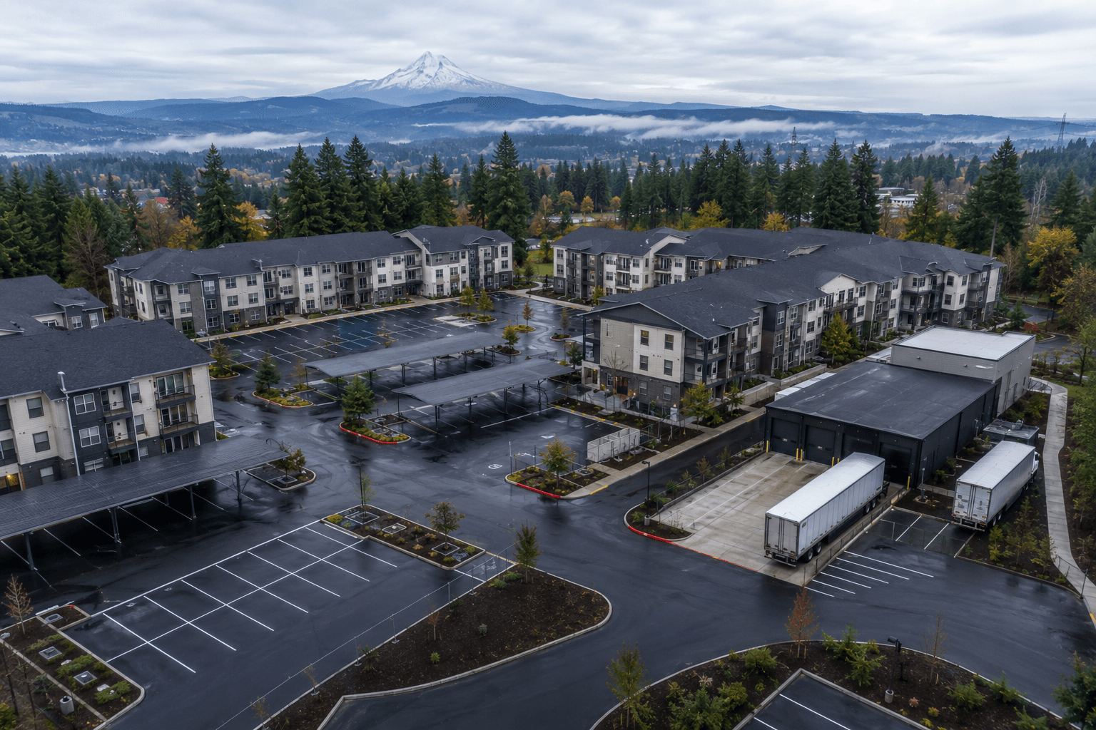 Commercial asphalt paving contractor serving parking lots across Beaverton, Oregon