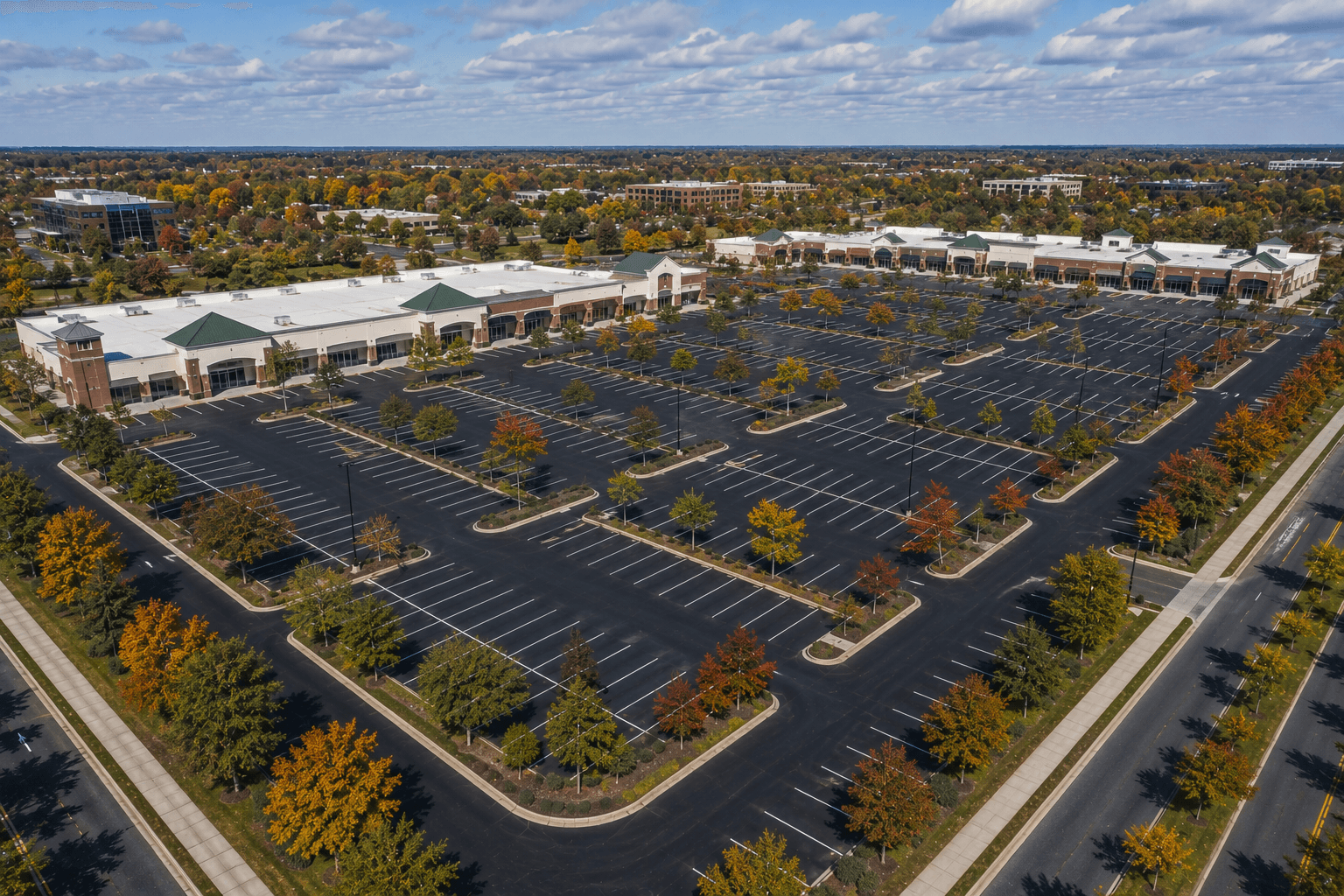 Commercial asphalt paving contractor serving parking lots across Virginia state